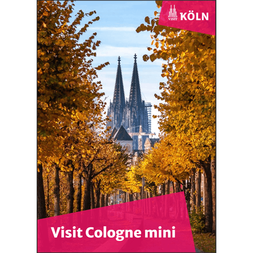 The Cologne Cathedral, framed by autumnal trees, can be seen on the cover.