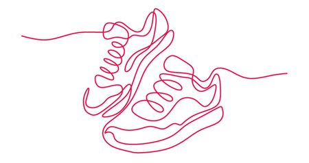 Sneaker, One-Line ©Shutterstock, Single Line